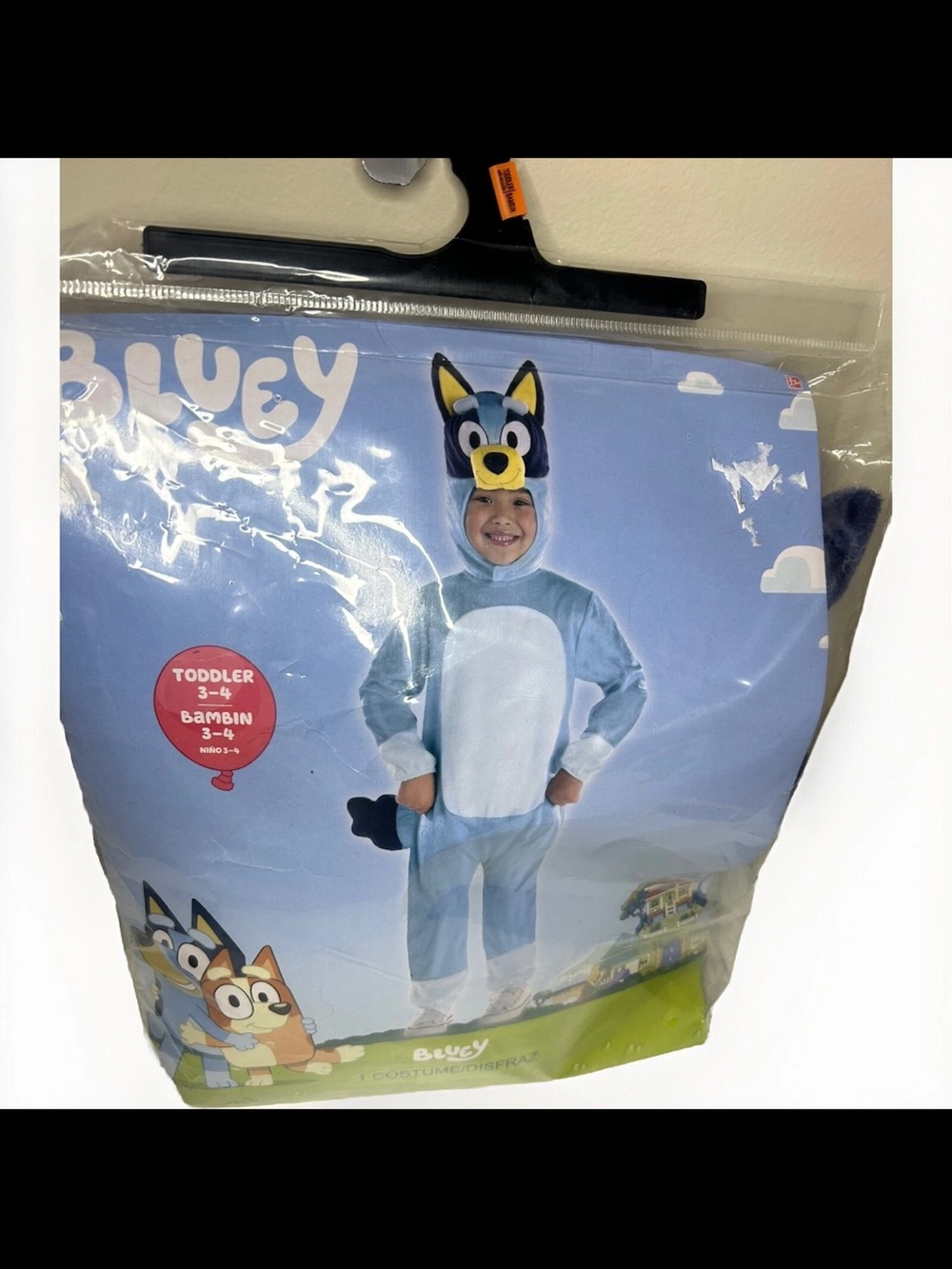 Bluey Costume Toddler Size 3T 4T child Kids Halloween Dress up TV Show